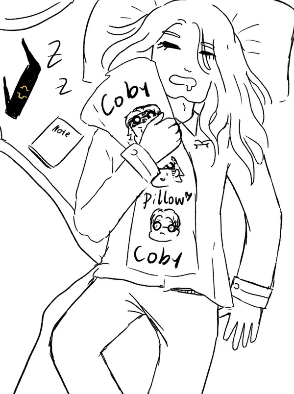 Helmeppo & Coby pillow