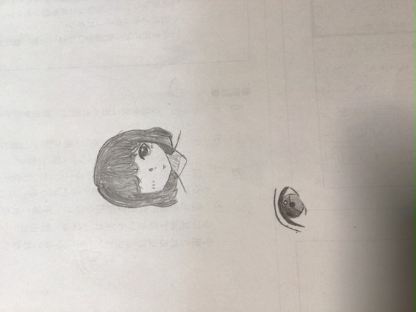 妹の描いた落書き