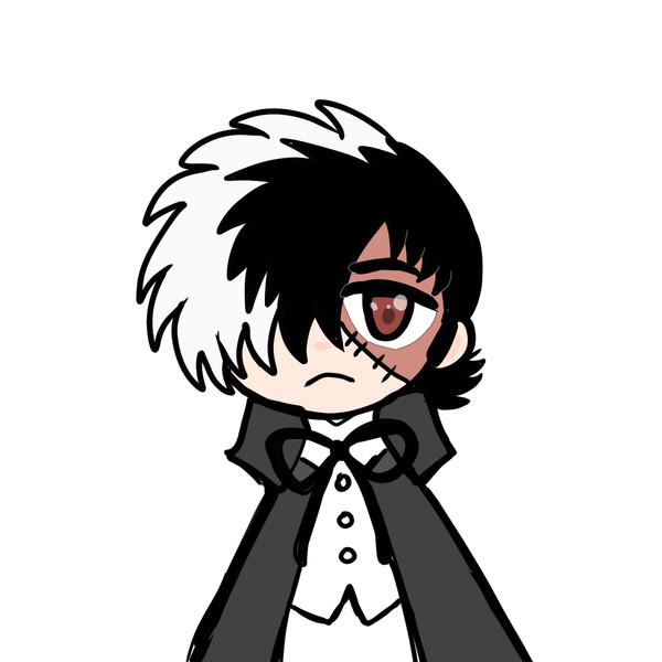 間黒男イラスト