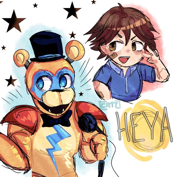 DAD FREDDY!!! (Gregory chibi) 💫
