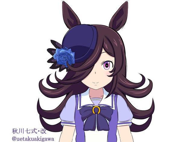 プロフィール用に描いたライス