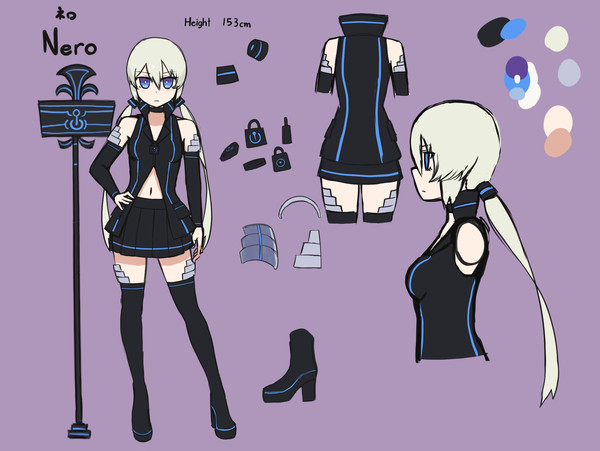 うちの子、ネロ・イヴァレア設定画