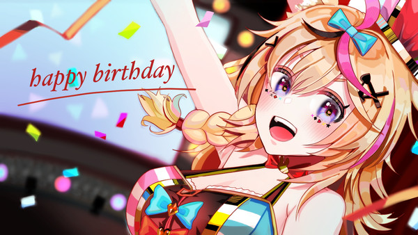 happy birthday！
