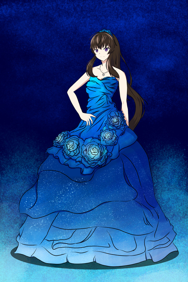 夜会ドレス(Bluerose)ヤナギ・ミナ