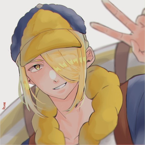 アイコン用に描いたウォロさん