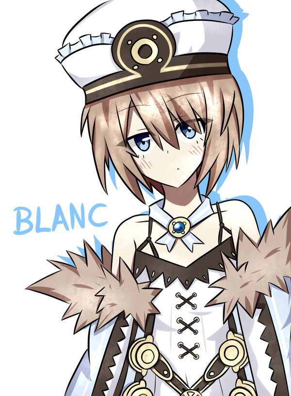 Blanc.