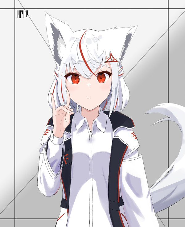 白い狐