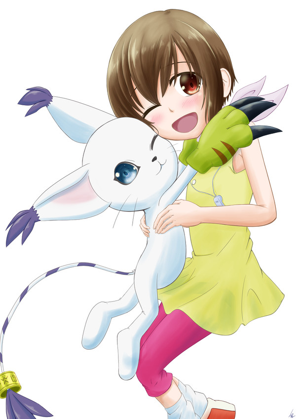 ヒカリとテイルモン