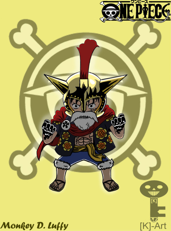 Monkey D. Luffy dressrosa chibi