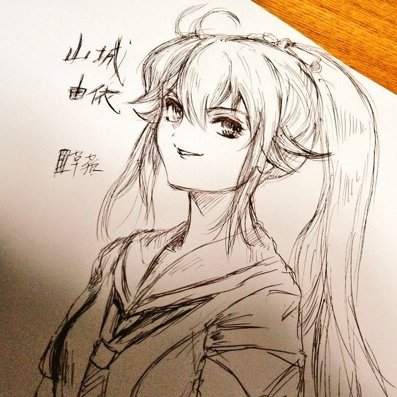 【ボールペン画】山城由依