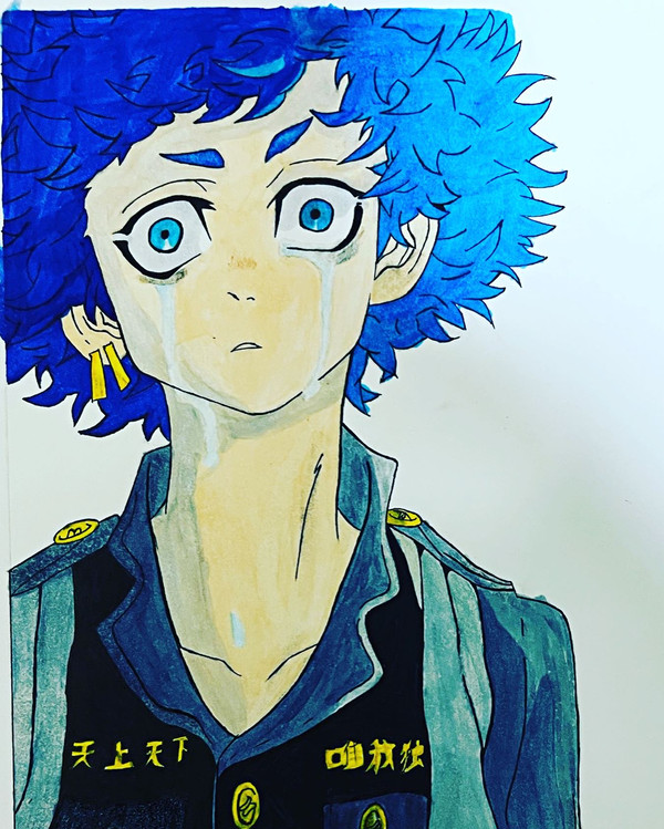 初投稿   東京卍リベンジャーズのアングリーを描きました