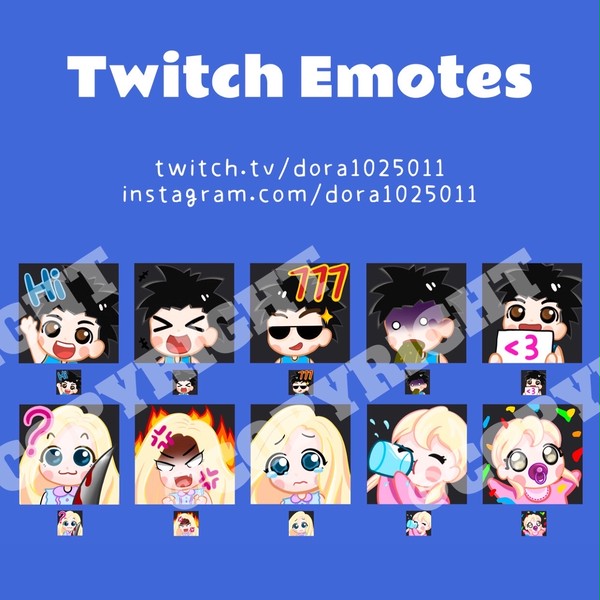 Twitch Emotes Creation