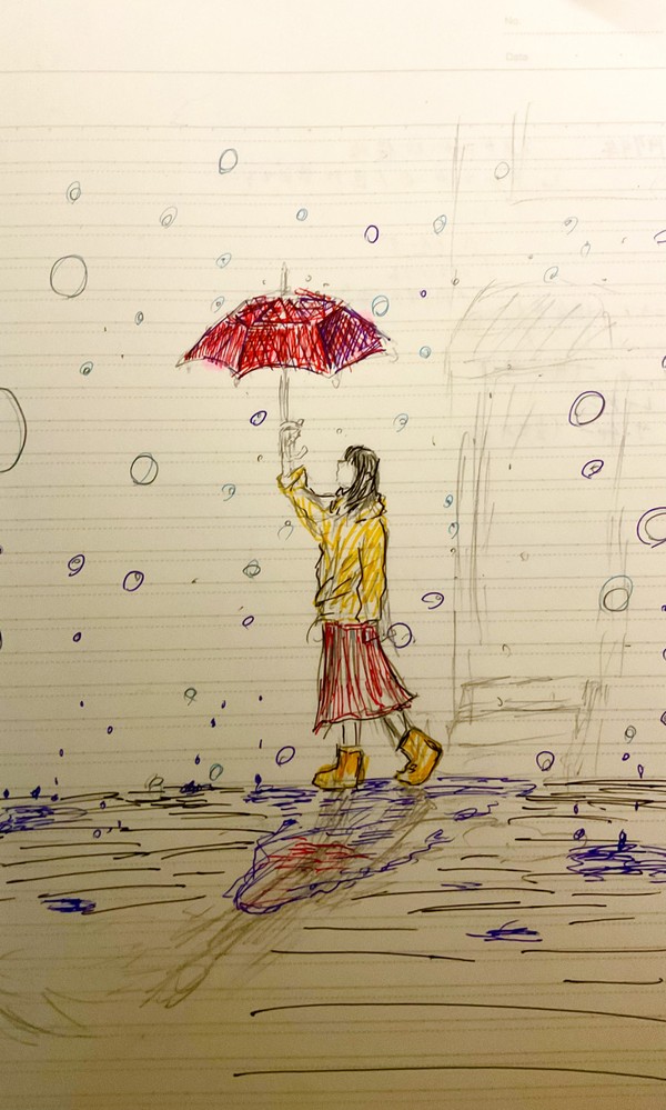 雨上がりの日