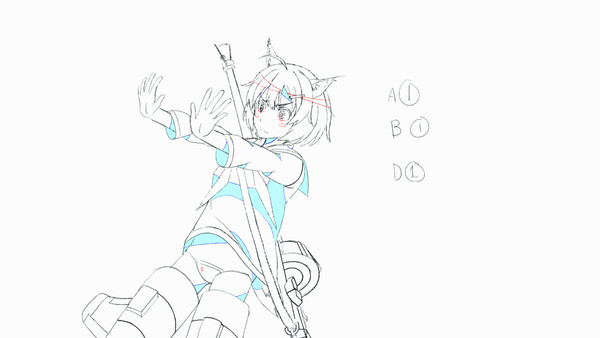雁淵ひかりの原画