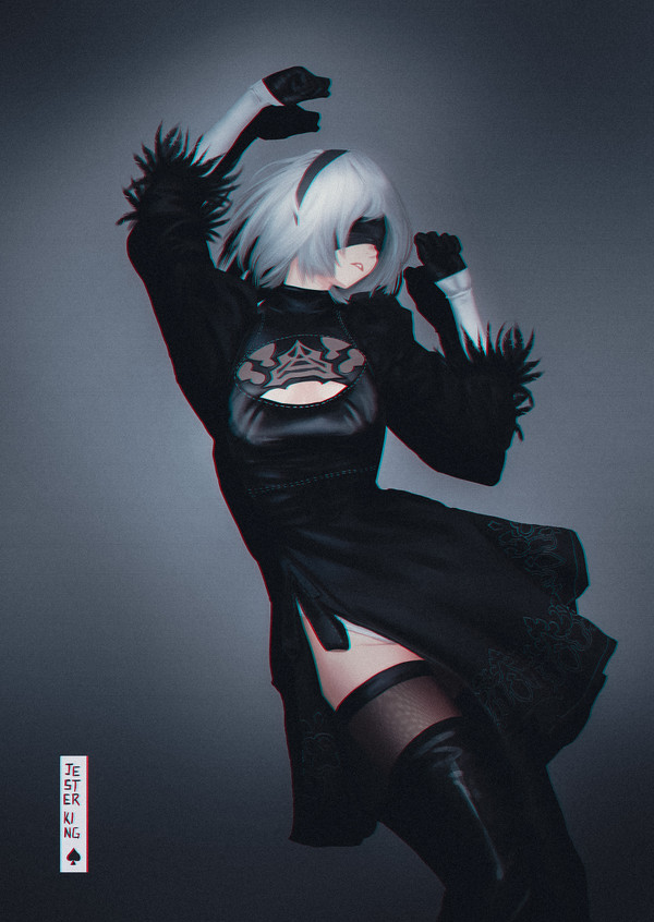 2B NieR Automata Fan Art