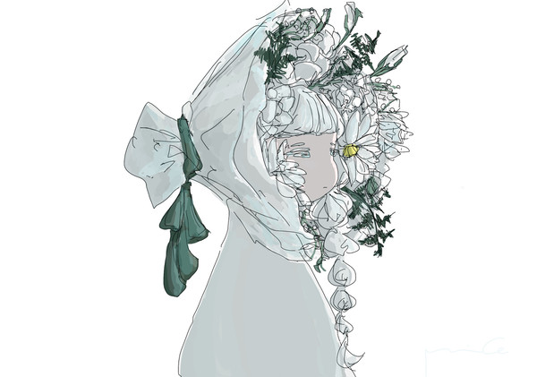 花束を贈る