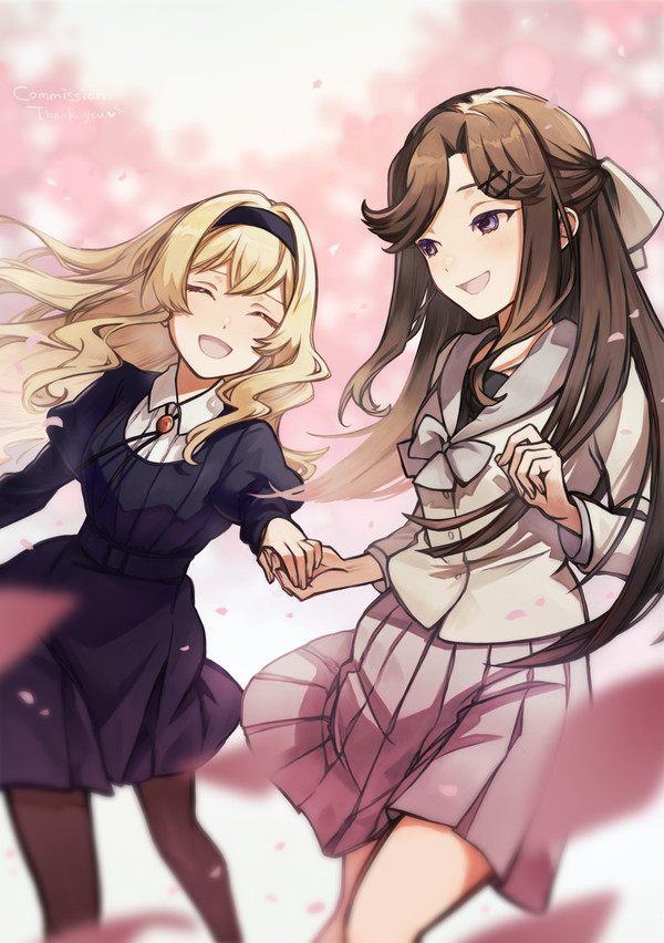 Running happily
