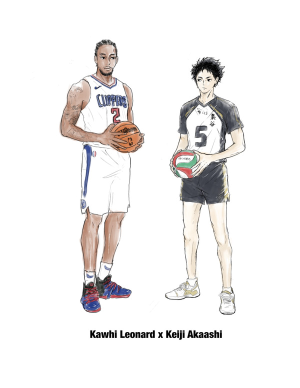 Kawhi Leonard x Keiji Akaashi