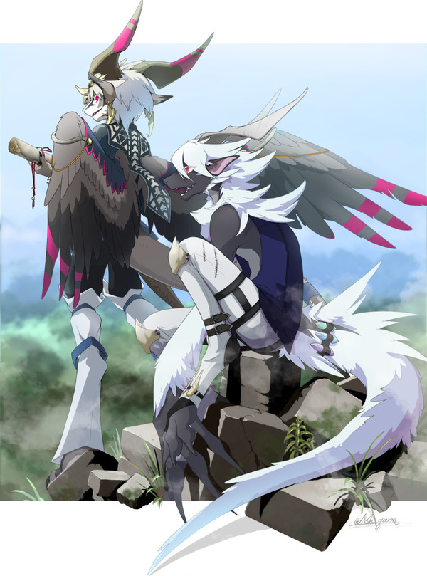 竜人ふたり
