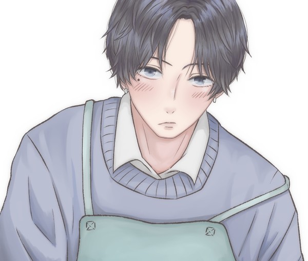 エプロン男子
