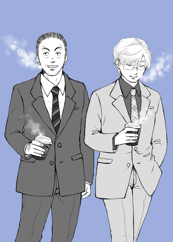 休憩中の警視と警部