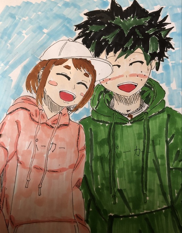 お揃いのファッション