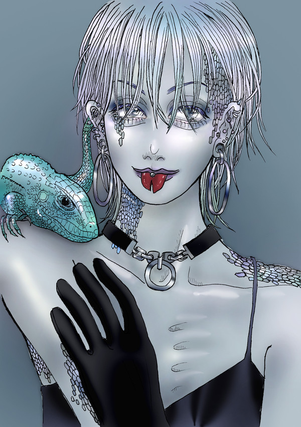 トカゲの女