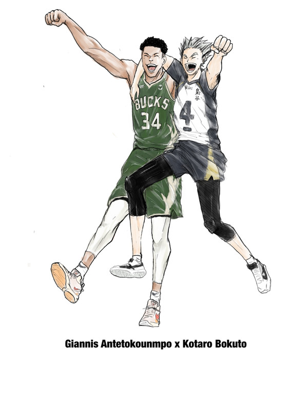Giannis x Bokuto