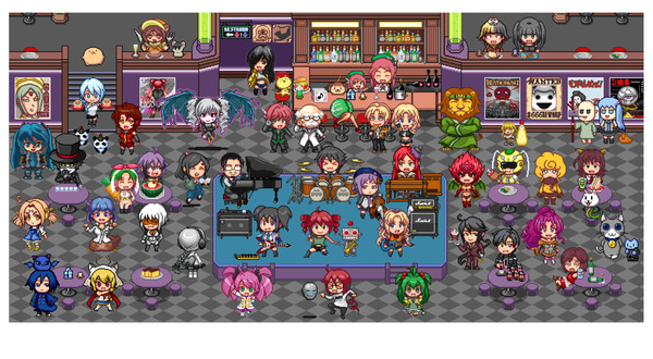 重音テトオリジナル曲用のドット絵