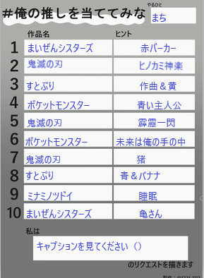 僕の推しを当てて見れるなら当ててみろ☆