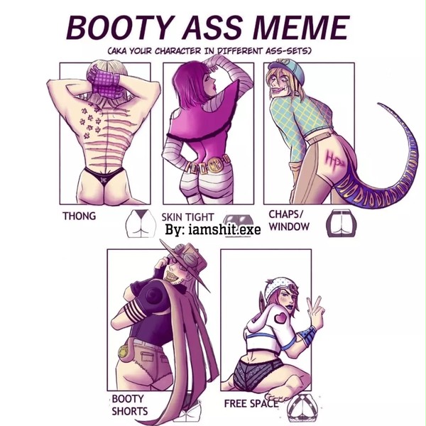 SBR - Booty Ass meme