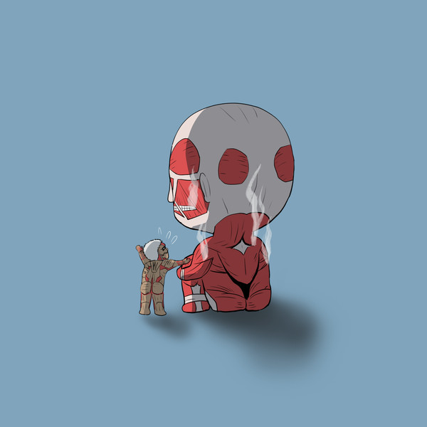 Chibi Colossal Titan Armored Tit