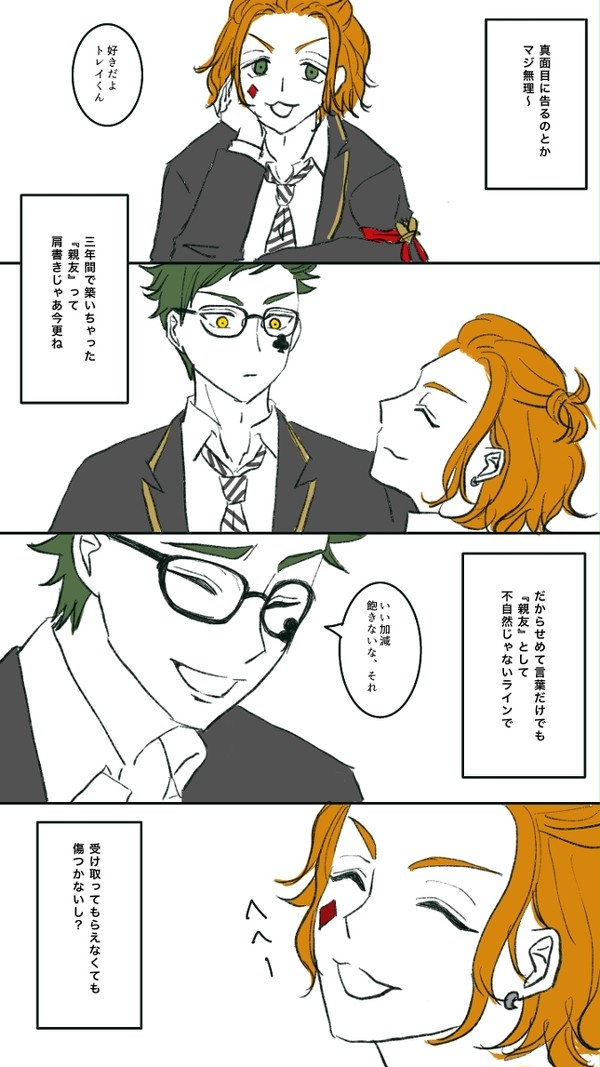【トレケイ】両片思いの二人がもだもだしてるだけ