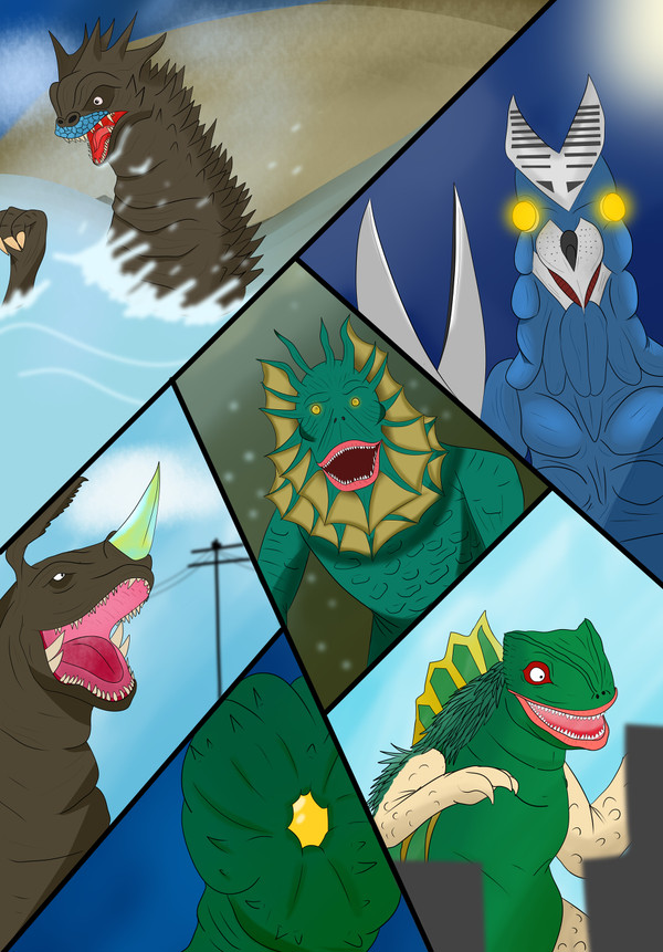 Ultraman kaiju 1
