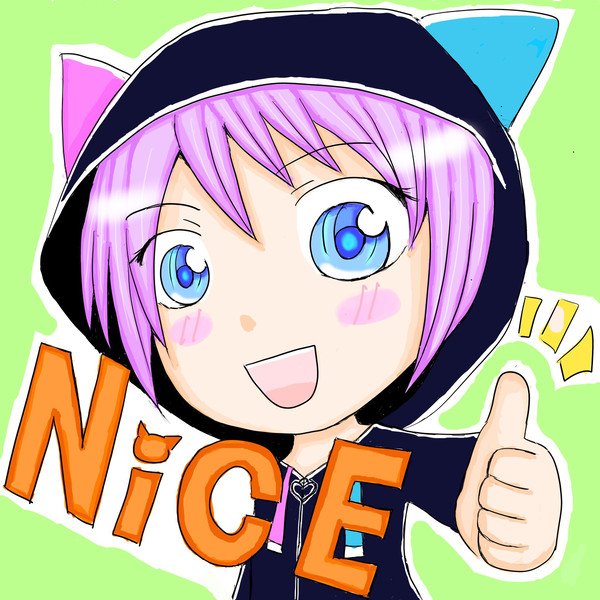 Twitch用*ゆずさくスタンプ『Nice』