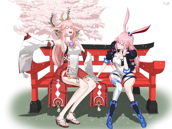 미호요 야에 자매!!(Yaezakura X YaeMiko)