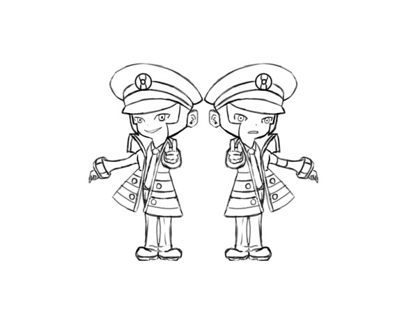 色塗りご自由に(模写)