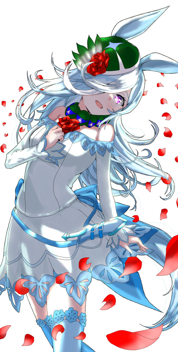 ライスシャワー(白バドレックスの姿)