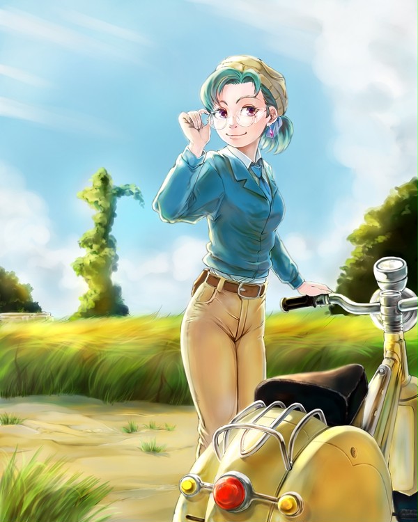 ヨコハマ買い出し紀行最終話扉絵模写