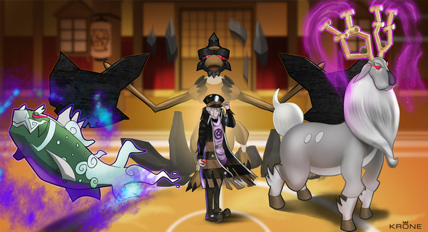 Ingo and his alpha Pokemon