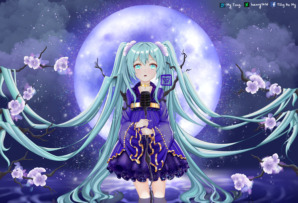 Miku Hatsune Love Moon fanart