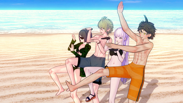 Dorks at the beach.
