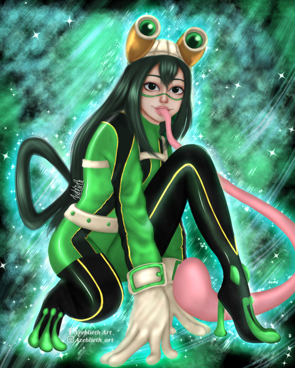 Fanart of Tsuyu Asui