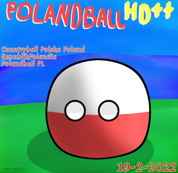 Polandball HD but not Background
