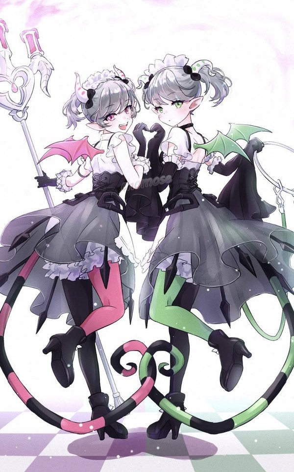 白銀の城の召使い アリアーヌ＆アリアンナ