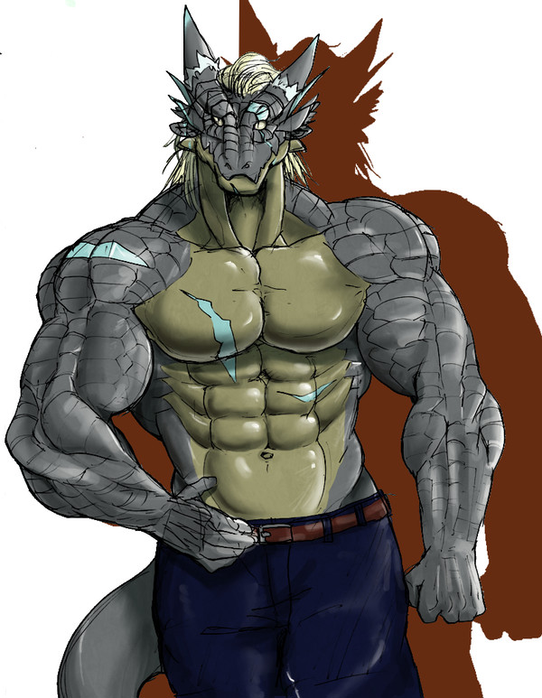 竜人落書き