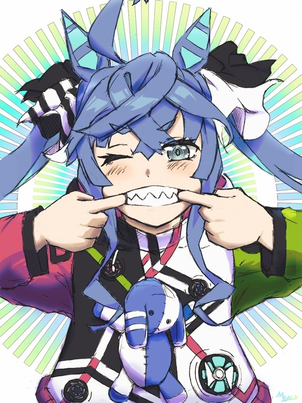 いーーだ！！