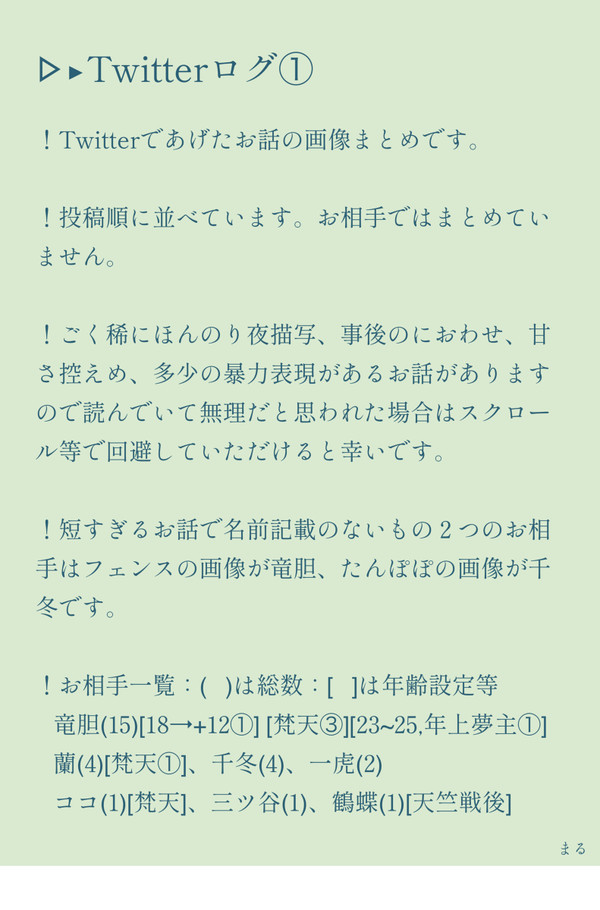 Twitterログ①