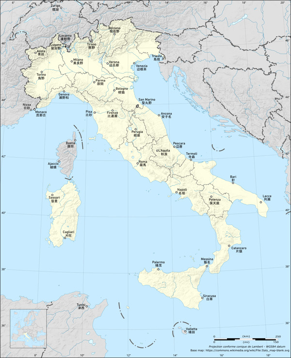イタリア語の地名が日本語と意外と相性が良い説