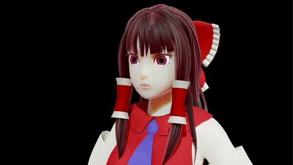 博麗霊夢3dモデル